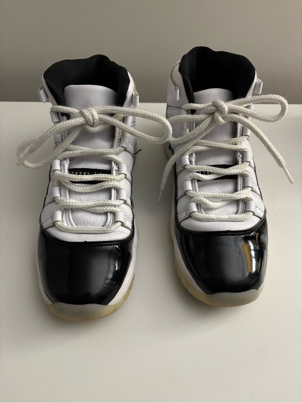 Jordan Men’s Black and White High-Top Sneakers
